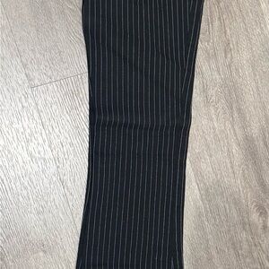 Dickies Black and White Striped Flare Pants